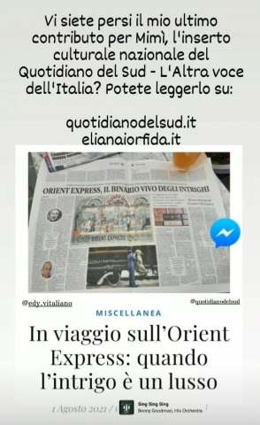 Mimì. Quotidiano del Sud L'Altra voce dell'Italia (Agosto 2021).
